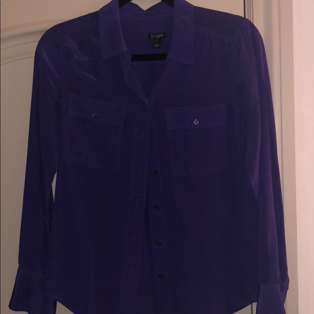Purple J.Crew button down